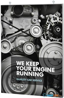 Syna Textielframe Hangend LED 200 X 100 cm - TFR90H200X100LED