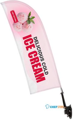 Syna Raamvlag Wind Print Eenzijdig - WINFLAGW-G