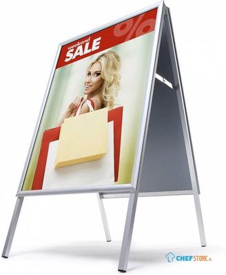 Syna A-Bord Design Standaard 25 mm Rechte Hoeken 50 X 70 cm - ZP50X70G25