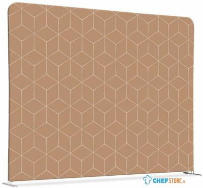 Syna Scheidingswand Textiel 200-150 Dubbelzijdig Hexagon Beige - ZWSE200-150SSK-DSI12