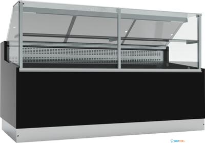 Statische Zwarte Koeltoonbank - BRABANT 200B (STUA20/BLACK)