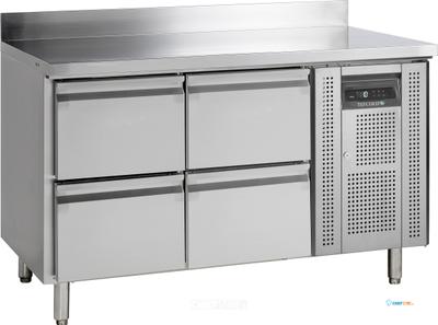 TEFCOLD Koelwerkbank in Roestrvij Staal met GN 1/1-Lades - CK7240