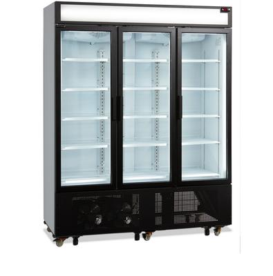 TEFCOLD 3-Deurs Displaykoeler met Kap - FSC1600H