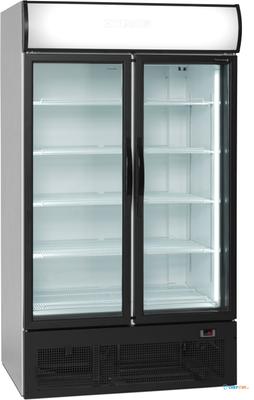 TEFCOLD 2-Deurs Displaykoeler met Kap - FSC1950H