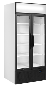 TEFCOLD 2-Deurs Displaykoeler met Canopy - FSC891H