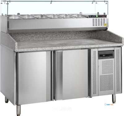 PT1200 + GVC38-150 Pizzatafel incl. unit voor toppings