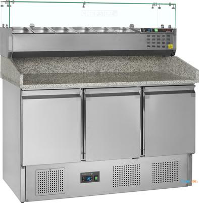 PT1365 + GVC33-140 Pizzatafel incl. unit voor toppings