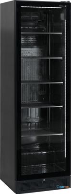 TEFCOLD Zwarte Displaykoeler voor een Mooie Presentatie van Uw Producten - SCU1425 FRAMELESS