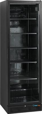 TEFCOLD Zwarte Displaykoeler voor een Mooie Presentatie van Uw Producten - SCU1425H