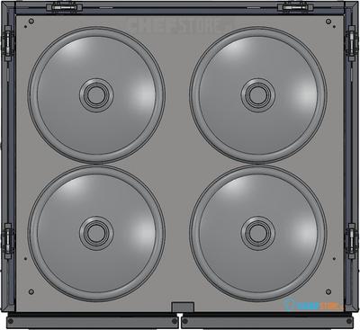 Serrco by TEFCOLD SKB-4 Hoogwaardige KEG koeler