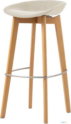 Feros 506F159593 Keeve - Barkruk lage kuip met stapelbaar frame - Gestoffeerde zitting