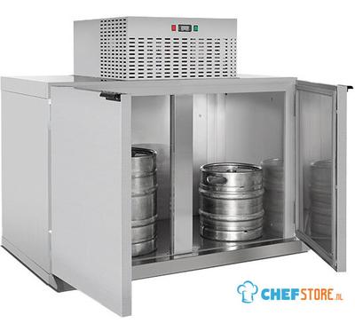 Beer Barrel Chiller 4x 50 Liters In Stainless Steel, Without Cooling Unit, Mastro BIZ0002/F