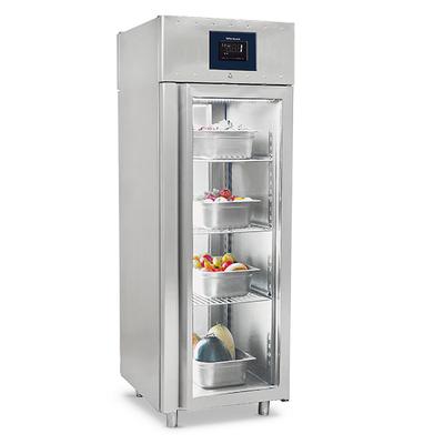 Refrigerator 700 Litres Pass-Through In Stainless Steel GN2/1, Glass Doors, -2°/+8°C - WiFi - Virtus BMA0093/F 1