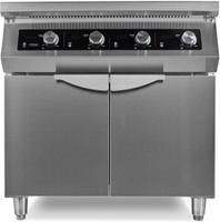 Maxima Fornuis - 4 Branders - Inductie - 70 cm Diep - met Opbergruimte - 09371011