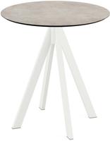 Infinity Terrastafel Wit Frame + Moonstone HPL 70 cm - Essentials 120021370