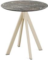 Infinity Terrastafel Zand Frame + Galaxy Marble HPL 70 cm - Essentials 120031570