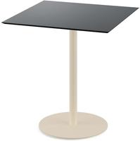 Urban Terrastafel Zand Frame + Zwart HPL 70x70 cm - Essentials 130031077