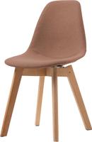 Feros 505F159582 Keeve - Stoel met stapelbaar frame - Gestoffeerde kuip