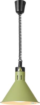 Warmtelamp Verstelbaar Conisch, HENDI, Groen, 230V/250W, Diameter 27,5 cm - Hoogte 25 cm - 273920 1