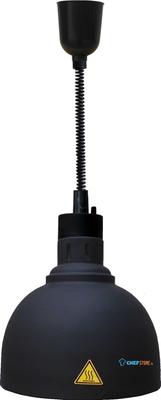 Warmhoudlamp Chefs Heat-04 Zwart | Combisteel | 7455.1825 1