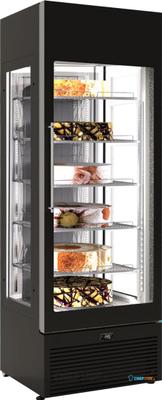 Framec STATISCHE VITRINE -2/+10°C - 3 ZIJDEN GLAS - 5 GRILLES - VENERE PS