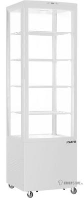 SARO Koelvitrine 235 Liter Model SVEN Wit - SVEN WIT 1