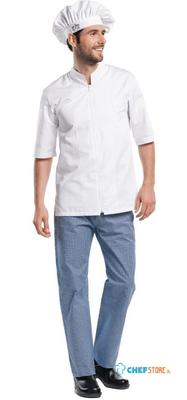 Chaud Devant Monza Koksbuis Korte Mouw Wit - Chaud Devant B502-XL