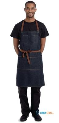 Kort Schort Indigo denim | 4 zakken | Chef Works Urban Memphis | B721