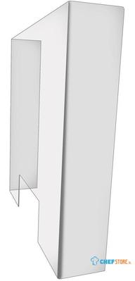 Bolero kuchscherm met betalingsuitsparing | DE982