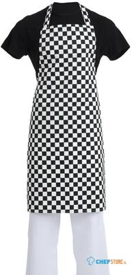 Whites schort zwart-wit geblokt | A275 1