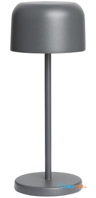 Olympia Siena Tafellamp Ronde Koepel Grijs 200mm - HZ203