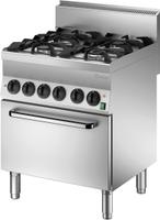 Bartscher Gasfornuis 650 B700 4 Pits EO - 1151143