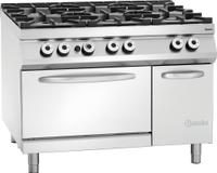 Bartscher Gasfornuis 6 Branders GO GN 2/1 NS - 2952291