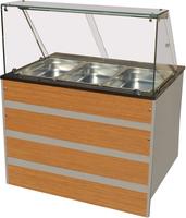 Warm Buffet Gn 3/1 | Schuifdeuren bedieningszijde | Combisteel 7077.0115