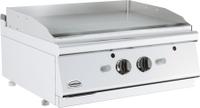Combisteel Base 700 Gasbakplaat Chroom Dubbel Tafelmodel | 7178.0260