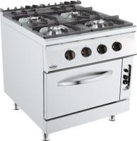 BASE 900 GASFORNUIS 4 BR. Met GASOVEN - Combisteel 7178.3015