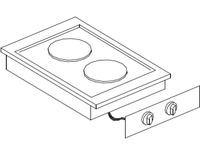 El. Kookunit 2 Pl. | Combisteel | 7266.0025