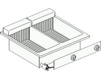 El. Friteuse 2X10 L - Combisteel 7266.0075