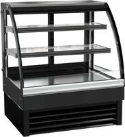 Koelvitrine B=0.9m | Schuifdeuren | Ronde voorruit | Combisteel 7450.0800