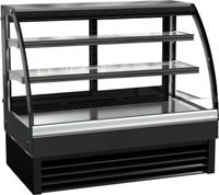 Koelvitrine B=1.2m | Schuifdeuren | Ronde voorruit | Combisteel 7450.0805