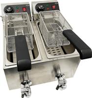 CombiSteel ELEK TAFELFRITEUSE 2X4 L - 7455.1002