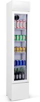 Glasdeur Koelkast smal | 105L | Wit | Combisteel | 7455.1385