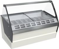 Schepijsvitrine Hawai | 16 x 5 liter | Plus opslagruimte | Combisteel | 7472.0115