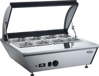 Warmhoud Opzetvitrine | 8x 1/6 GN | Combisteel | 7487.0085