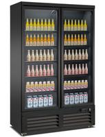 CombiSteel VRIESKAST 2 GLASDEUREN ZWART - 7526.0125