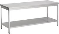 Werktafel | Bodemschap | 160cm breed | RVS | Combisteel | 7812.0069