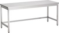 Werktafel | open onderstel | 90cm | RVS | Combisteel | 7812.0188