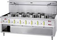 Diamond ASIA2-C7R Wok-fornuis 7 branders met watergordijn