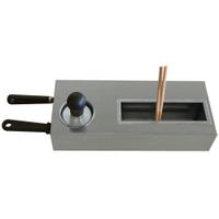 2x houten spatel | ''T'' vorm | reinigingsstempel | BRET/KIT-C | Diamond