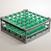 Diamond Mand 36 glazen Ø 73 mm, h165, Polyprop. | DB236